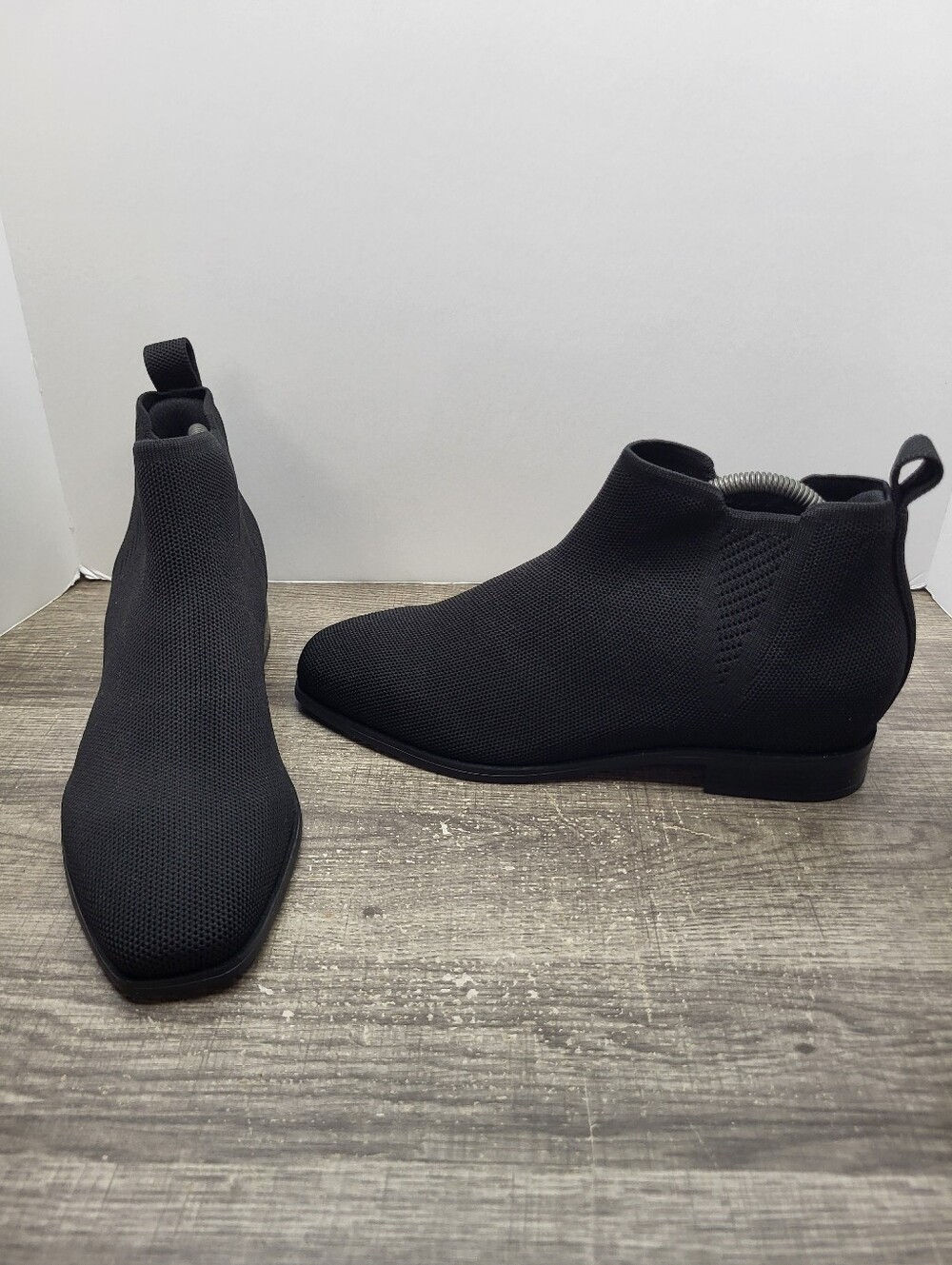 Vivaia Ryan Pro Ankle Boots Square Toe Water Repellent Womens Size 8 Black